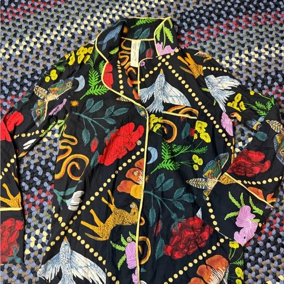 Rosa de Weerd for Anthropologie, flannel pajama set - Picture 6 of 16